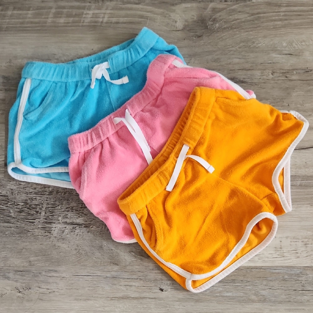 Cat & Jack Blue and Pink Colorblock Shorts